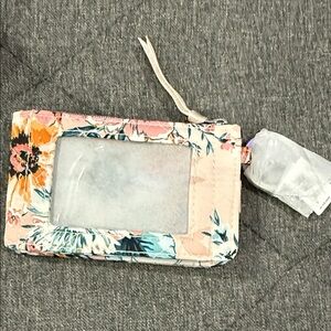 Floral ID Holder Wristlet